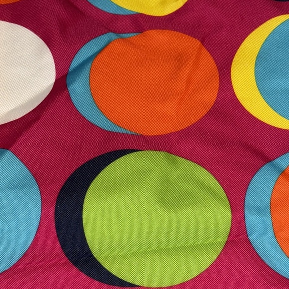 Estee Lauder Lisa Perry Tote Beach Bag Bright Multicolor 14”x16” Skincare/Makeup - Picture 7 of 12